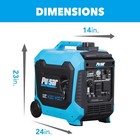 Pulsar 5000w Dual Fuel Rv Ready Inverter Generator With Remote Start   Co Sentry