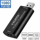 Hdmi To Usb Audio Video Capture Card 1080p 30fps Hd Recorder Game Live Streaming