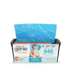 3 Pack Diaper Genie Diaper Pail Easy Roll Refill 18 Bags  Hold Up To 846 Diapers