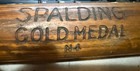 Spaulding----gold Medal---n4---wooden Bat---33 1 2 