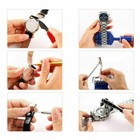 147 Pcs Watch Repair Kit Watchmaker Back Case Remover Opener Link Pin Spring Bar