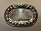 Antique Sanborns Mexico Sterling Silver 8 Cordial Cups  And Serving Tray