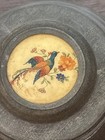 1940   s Vintage Vanity Musical Powder Puff Trinket Music Box Bird Of Paradise