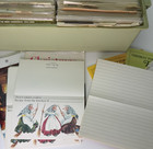 Vintage Double Recipe Box 100s Handwritten Recipes Cards Cutouts Grandma Saved