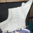 Highland Bagpiper Drummer Kilt Spats With White Buttons Size L-14 Sock Flashes