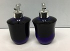 Liz Claiborne Vivid Vintage Perfume  1 8oz   3 7ml  Cobalt Blue Mini Lot Of 2
