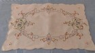 Vintage Linen Placemats Multicolor Embroidery Cutwork Set Of 6 Madeira Color