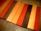 20 Pieces Colorful Various Species Wood Lumber 12  Lengths By 2  Widths