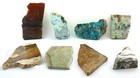 Eight 8 Agate Jasper Chrysocolla Turquoise Slab Petrified Wood Rough 8psl3 91423
