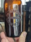 Pre Prohibition Amber Wm Bierbauer Brewing Mankato Minnesota Minn Mn Beer Bottle