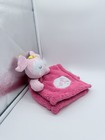 Baby Gear Lovey Hot Pink Security Blanket Plush  cute Girl  Stuffed Toy Soft