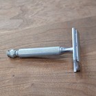 Vintage Gillette Tech X4 1952 Double Edge Safety Razor 3 Piece 