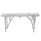 Aluminum Alloy 1 6m Folding Ladder - Versatile Portable Scaffold Platform