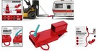 Hecasa Clamp On Forklift 2 Inch Hitch Receiver Trailer Towing