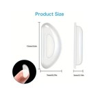 5 Pairs Anti-slip Silicone Stick On Nose Pads For Eyeglasses Sunglasses Glasses