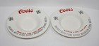 5 Coors Beer Ceramic Advertising Ashtrays - Free Shipping