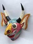 Large Vintage Paper Mache Dancing Devil Of Yare Mask Venezuelan