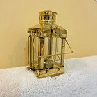 Antique Brass Ship Lantern nautical Maritime Hanging Oil Lamp vintage Home Decor