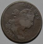 1798 Draped Bust Large Cent - 1st Hair Style - Damage - Us 1c Copper Coin