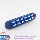 4pcs Fiber Optical Adapter Panel 12 Lc Duplex Sm Compatible Corning Cch-cp24-a9