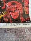 Emek   Gan Golan Silver Starman Red Variant 2019 Doodled Poster Signed  36 40