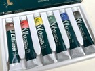 Vtg Winsor   Newton  London Introductory Watercolor Set  2  6 Tubes  Nos Colour