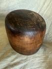 Vintage Antique   Wooden Wood Hat Mold Millinery Hat Block Form   Store Display