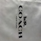 Coach White  Designer Dust Protective  Storage Drawstring Bag 24x19
