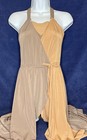 Balera Girls Dance Costume Size Lc Two Tone Midi Wrap Dress Performance Dress Up