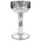 Vidaxl Pedestal Charcoal Bbq Grill Stainless Steel