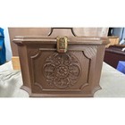 Sewing Box 1970s Faux Wood Plastic Large Tray Craft Max Klein