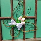 Butterfly Wreath Spring Summer Decoration Artificial Wreaths Front Door Decors