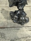Vintage Pewter Wizard Figurine With Gem
