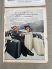 Samsonite Silhouette Luggage Pair 1960s Magazine Advertisement Ads