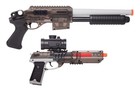 New Crosman Gameface Ghost Eraser Airsoft Kit Shotgun  Pistol  Ammo Gfsgpktgs