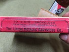 Vtg Umc Ammo Box central Fire pre 1911 7mm Remington mauser empty nice    a5 26