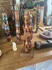Antique Native American Cedar Totem Pole     10     Northwest Coast  