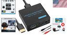 Versatile Hdmi Audio Converter - 4k 3 5mm   Optical Output For Modern Devices