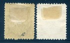 Canada 76-77  Victoria Numerals  Mint Hinged   No Gum  76 Tiny Crease scott  105