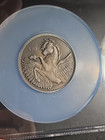 2018 British Virgin Islands  20 Pegasus - 2 Oz Silver - Ms 70  ngc  Antiqued