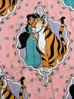 Princess Jasmine And Rajah From Disney   s Aladdin Vintage 90s Twin Bed Top Sheet