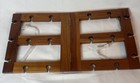 New Hanging Wooden Stemware Glass Rack Holds 15 Glasses 25 5   x 13 25   