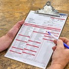 25-pack  Annual Vehicle Inspection Report Form   25-pack  Black