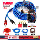 1500w Amp Car Audio Cable Kit Amplifier Install Rca Subwoofer Sub Wiring 8 Gauge