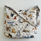 Nwt Vera Bradley Essential Xl Crossbody A Cat   s Life New Cats Purse Bag 