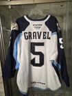 Kevin Gravel 2025-26 Milwaukee Admirals  Auto d Ahl Authentic Game Used Jersey