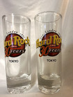 Hard Rock Cafe 30 Years Set Of 2 Shot Glasses 4    With Original Box