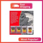 Mjr Tumblers Rock Tumbler Grit Kit Refill For 15lb Tumblers  4 Step Silicon Carb
