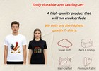 Custom T-shirt Upload Text Logo Photo Personalized Cotton Tee