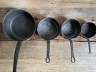 Set Of 4 Graduated Copper Pans